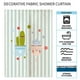 thumbnail image 4 of Partición de tela, media cortina de cocina, cortina de baño para el hogar, cortina de puerta de planta verde Simple Vhermosa Figuras Decorativas y Floreros, 4 of 6