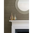 thumbnail image 4 of Kenneth James by Brewster 2732-80075 Kowloon Charcoal Sisal Grasscloth Wallpaper, 4 of 4