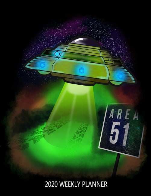 2020 Weekly Planner : UFO Alien Calendar January - December Appointment