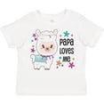 thumbnail image 3 of Inktastic Papa Loves Me- Cute and Happy Llama Boys or Girls Toddler T-Shirt, 3 of 5