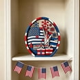 thumbnail image 7 of Miwamany Patriotic Layered Wooden Decor Statue, Independence USA Flag Fireworks Tabletop Ornament, 4th of July Shelf Home Decoration for Living Room Mantel, 7 of 7