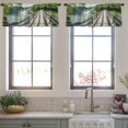 thumbnail image 4 of LALILO Kitchen Curtain Valance Ethnic Boho Tribal Folk Motif Rod Pocket Window Curtain 52"x 18" Set of 2, 4 of 7