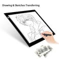 thumbnail image 3 of LITENERGY Portable A4 Tracing LED Copy Board Light Box, Ultra-Thin Adjustable USB Power Artcraft LED Trace Light Pad for Tattoo Drawing, Streaming, Sketching, Animation, Stenciling BLACK, 3 of 6