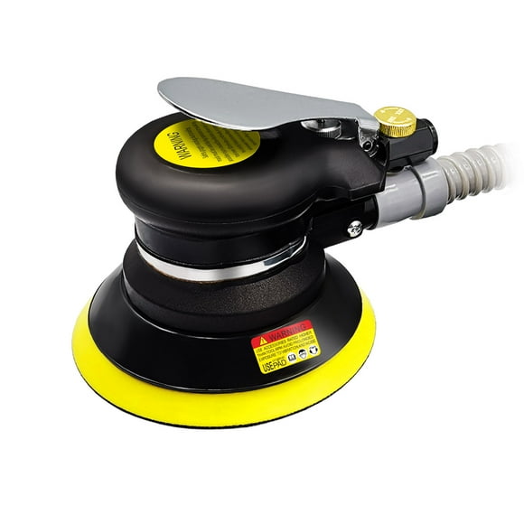 Air Random Orbital Sander, 5"6"Vacuum Air Sander, Dual Action Pneumatic Sander include5 inch 6 Inch Pads and sandpaper, Polisher for Car or Metal (Self-Vacuum)