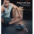 thumbnail image 4 of Suritch Case for Beats Powerbeats Pro Earbuds with Magnetic Lid Lock and Carabiner, Protective Shockproof Cover, Blue, 4 of 7