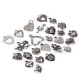 thumbnail image 2 of 75PCS / Lot Varias formas de corazón de filigrana Colgantes  de metal Artesanía de bricolaje Macarena Colgantes Corazones, 2 of 8