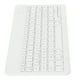 thumbnail image 5 of Teclado inalámbrico de 10 pulgadas, delgado, resistente al agua, estilo tijera, inalámbrico, Bluetooth, francés, AZERT, para tableta, teléfono, computadora, color blanco, 5 of 12