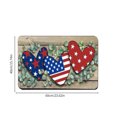 thumbnail image 3 of Dmlowu 4th of July Decorations Bathroom Rugs 16x24" Comfortable Patriotic Kitchen Mats for Floor Non Slip Quicker Dry Rugs for Living Room, 3 of 9