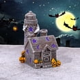 thumbnail image 2 of Halloween Decorations Village 4 Styles Realistic Resin Halloween Ornaments Village Houses for Home Table Party Decor, 2 of 9