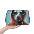 thumbnail image 4 of Xecao Cool Dog In Hoodie Print Fashion Makeup PVC Bag Large Capacity Travel Cosmetic Bag for Women Organizer Toiletry Clutch, 4 of 8