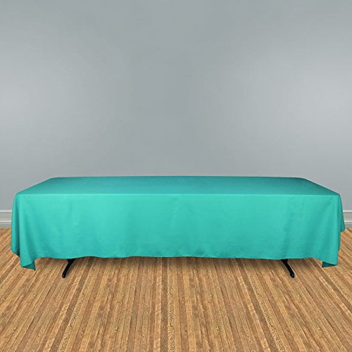 72 x 120 Inch Rectangular SimplyPoly Polyester Tablecloth In 21+ Colors 