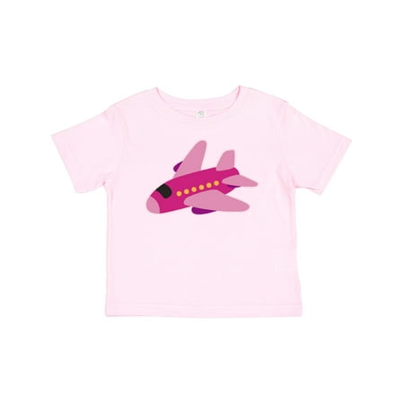 

Inktastic Girls Pink Airplane Pilot Gift Baby Girl T-Shirt