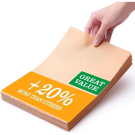 Parchment Paper Sheets 9×13 In 120PCS Non-Stick Parchment Paper for Baking Baking Enthusiasts Withstands Temperatures up to 450°F 100% Natural Wood Pulp