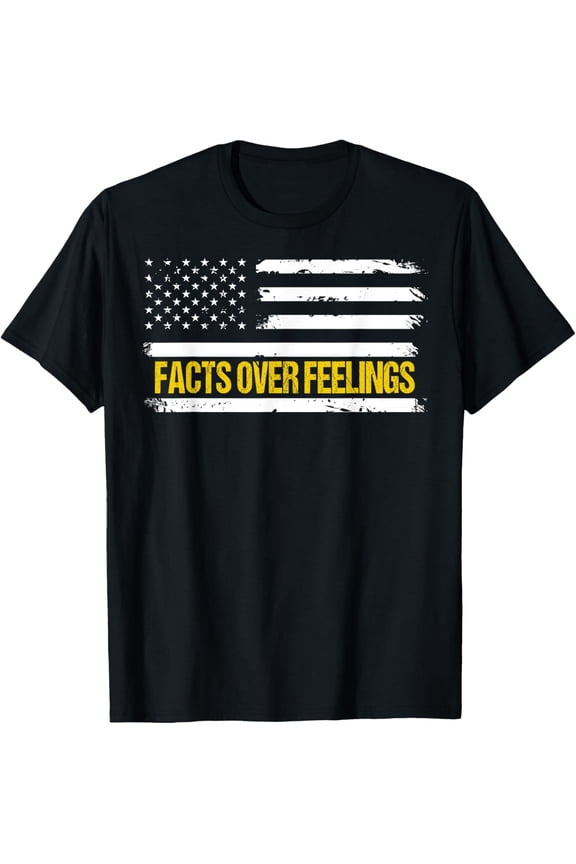 Republican T-Shirt Facts Over Feelings For Conservatives T-Shirt