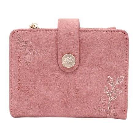 5 Rings PU Leather Binder Wallet Refillable Budget Planner Notebook With Zippered Coin Pocket 5 Card Holders For Women