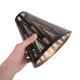 thumbnail image 5 of unbranded Pantalla De Metal Negro Con Hueco Retro Para Lámparas Colgantes En Y Comedor, 5 of 8