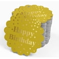 thumbnail image 4 of Inkdotpot Gold Foil Paper Hang Tags Happy Birthday Favor Tags 50 Pieces, 4 of 6
