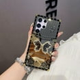 thumbnail image 5 of for Samsung Galaxy S25 Ultra Case with Kickstand, Foldable Butterfly Woman Girly Bling Diamond Mirror Back Golden Plated Shockproof Corners Protection Elegant Cute Cover for S25 Ultra, Black, 5 of 11
