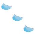 thumbnail image 4 of Visera para casco de moto Riwesomey con 3 broches Azul transparente Type1 NO1, 4 of 6