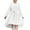 White, variant on TAIAOJING Toddler Girls Long Sleeve Dress Stylish Flowy Semi Formal Party Dress With Belt Classic 10-11Y