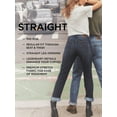 thumbnail image 4 of Lee Women's Midrise Straight Jean, Available in 28", 30", 32" Inseams, Sizes 2-22, 4 of 7