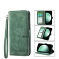 thumbnail image 1 of Wallet Case for Google Pixel 10A Flip Phone Case with Card Slots, Cash Pocket, Kickstand, Magnetic Closure & Wrist Strap, TPU Soft Shell Cover Green, 1 of 6