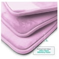 thumbnail image 6 of KriKac Bath Mat Set – Memory Foam Bath Mat - Soft Bathroom Rug - Non Slip and Super Absorbent - Fast Drying Machine Washable Bath Mat Set of 2 20 x 32, Lavender, 6 of 8