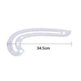 thumbnail image 6 of Sewing Sample Ruler Cutting Ruler Clothing Ruler Curve Sewing Tool ArtsCrafts & Sewing Clear(Clearance), 6 of 7