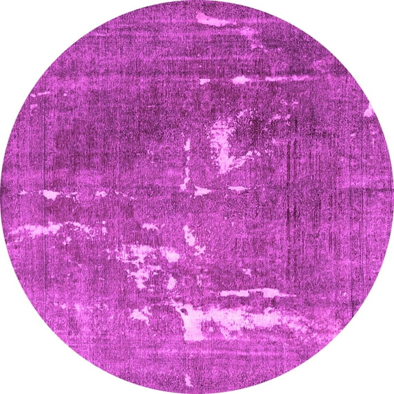 Ahgly Company Indoor Round Persian Pink Traditional Area Rugs, 4' Round