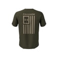 thumbnail image 2 of Under Armour Men's T-Shirt UA Freedom Flag Athletic Short Sleeve Tee 1370810, Charcoal / Red, 2XL, 2 of 9