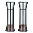 thumbnail image 1 of Molinillo de acero inoxidable rellenable Dinheiro – Molinillo de pimienta negra ajustable, molinillo de especias fresco de larga duración, licuadora de vidrio que se puede utilizar para pimienta,, 1 of 7