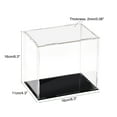 thumbnail image 2 of Caja de exhibición clara de acrílico Uxcell, protección a prueba de polvo, cubo de exhibición para coleccionables, caja de exhibición de 5.9x3.9x5.9 pulgadas, 2 of 6