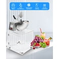 thumbnail image 7 of 440LBS/H 300W Electric Snow Cone Machine Commercial Ice Crusher , ETL Approved with Dual Blades, 110V Stainless Steel Shaved Ice Machine with Safety On/Off Switch for Family, Restaurants, Bars, 7 of 7
