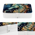 thumbnail image 4 of Hippocampus PU Leather Jewelry Box with Removable Compartment and Necklace Holder - Portable Jewelry Display Case for Jewelry Boxes, 4 of 6