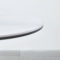 thumbnail image 6 of 31.5"GOLDEN AND WHITE Tulip Table Mid-century Dining Table for 2-4 people With Round Mdf Table Top, Pedestal Dining Table, End Table Leisure Coffee Table,ceramic top, 6 of 7