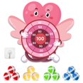 thumbnail image 1 of Dart Board 4E's Novelty 30" Heart Sticky Balls Game, 1 of 9