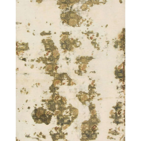 Ahgly Company Indoor Rectangle Abstract Copper Green Abstract Area Rugs, 5' x 7'