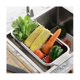 thumbnail image 2 of Multifunctional Kitchen Sink Drain Rack Retractable Stainless Steel Drain Basket Over the Sink Dish Drying Rack, 2 of 4