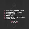 thumbnail image 2 of T-Shirt de Liste de Jeux pour Femmes Squid Game - Noir - Très Grand, 2 of 3
