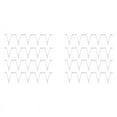 thumbnail image 1 of 40 Pcs Pool Supplies V-Clip Butterfly Telescopic Pole Fixing Clip Used for Pool Vacuum Handle Net Brush Pole, 1 of 8