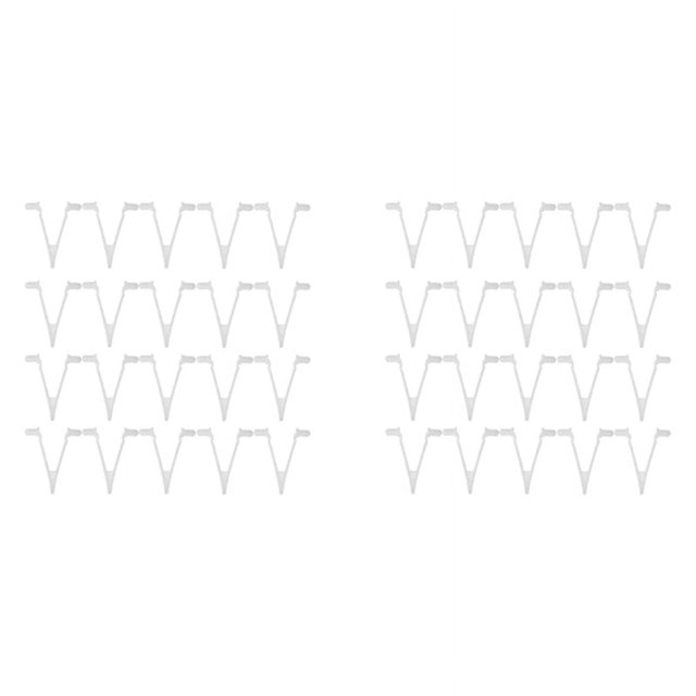 40 Pcs Pool Supplies V-Clip Butterfly Telescopic Pole Fixing Clip Used for Pool Vacuum Handle Net Brush Pole