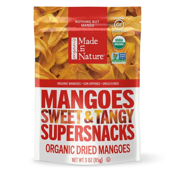 Made In Nature Organic Dried Mangoes, 3oz