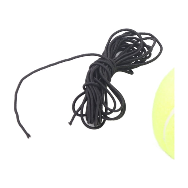 Pelota de tenis de entrenamiento con cuerda de goma de alta elasticidad para práctica individual.