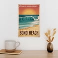 thumbnail image 3 of Motivational Bondi Beach Poster Retro Inspirational Vintage Travel Wall Art for Yoga Studio Therapy Room Library Meditation Corner Print Poster, 3 of 8
