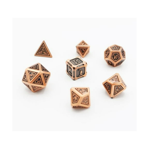 Alchemist Metals RPG Dice Set: Copper
