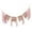 Pink, variant on jifeng Half Banner, High Chair Banner, Half Year Birthday Decorations, Backdrop Garland Blue