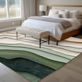 thumbnail image 5 of Area Rug 60×96in, Watercolor Retro Colorful Wave Texture Floor Carpet Living Room Rug, Abstract Art Non-Slip Welcome Mat Indoor Rugs for Bedroom Dining Room, 5 of 9