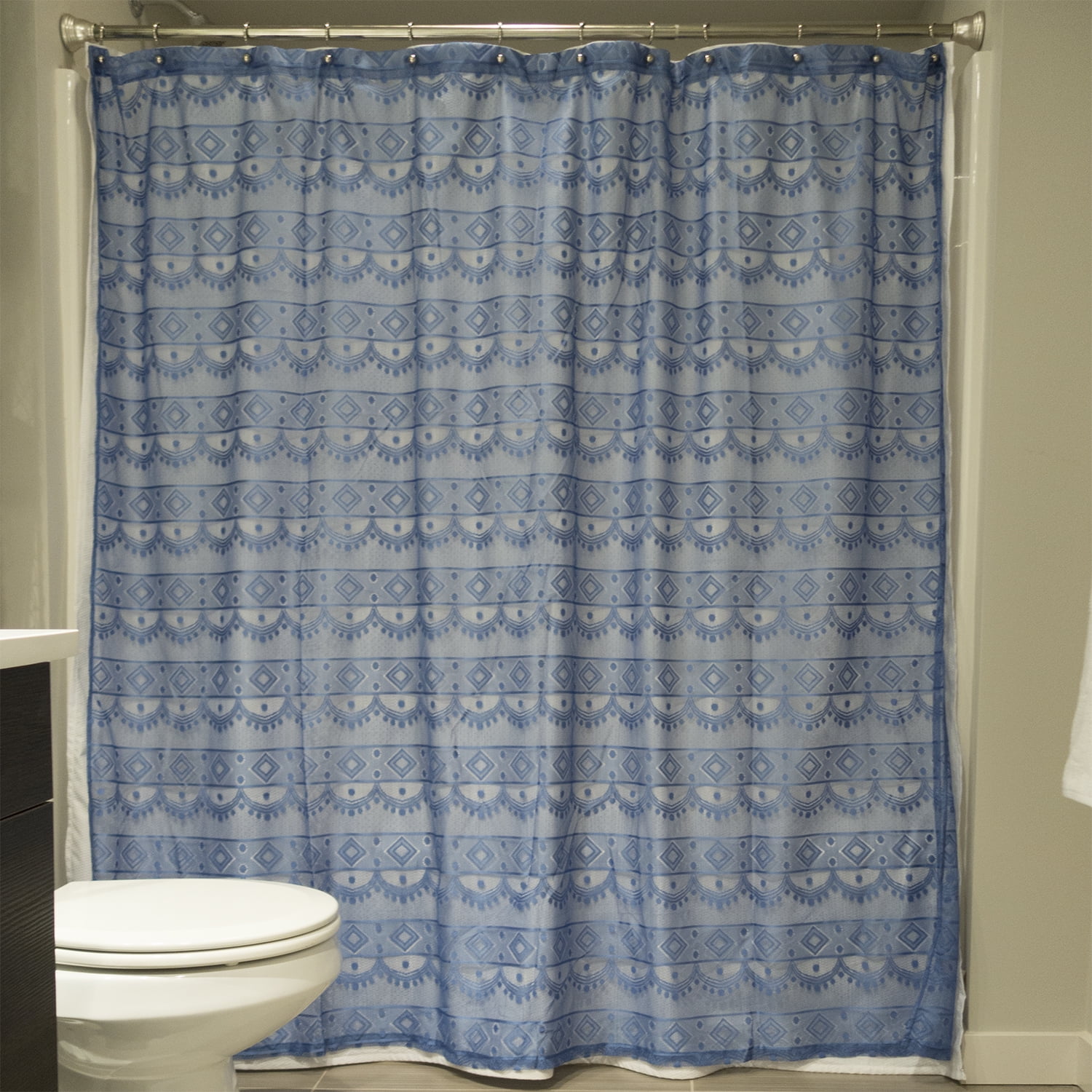 Lace Shower Curtain