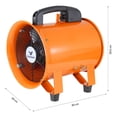 thumbnail image 4 of Extractor Humo Ventilador Gutstark  Industrial 8 Pulgadas, 4 of 4