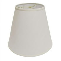16 in. White Deep Empire Linen Lampshade
